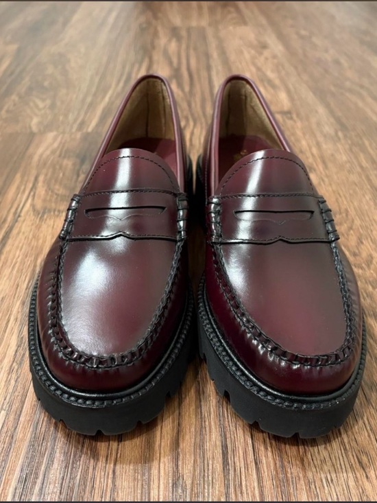G.H. Bass & Co. Shoes - G.H. Bass Wine Whitney Super Lug Sole Penny Loafers